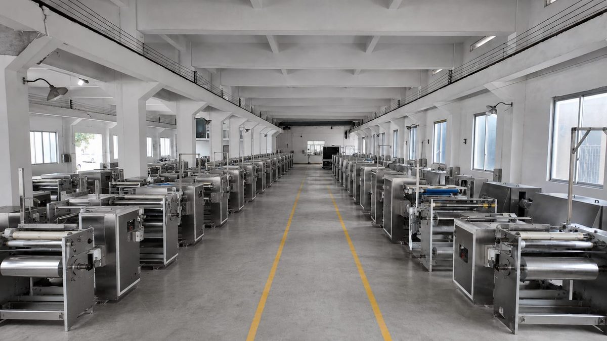Wanttone biscuit machinery assembly workshop in Yangjiang