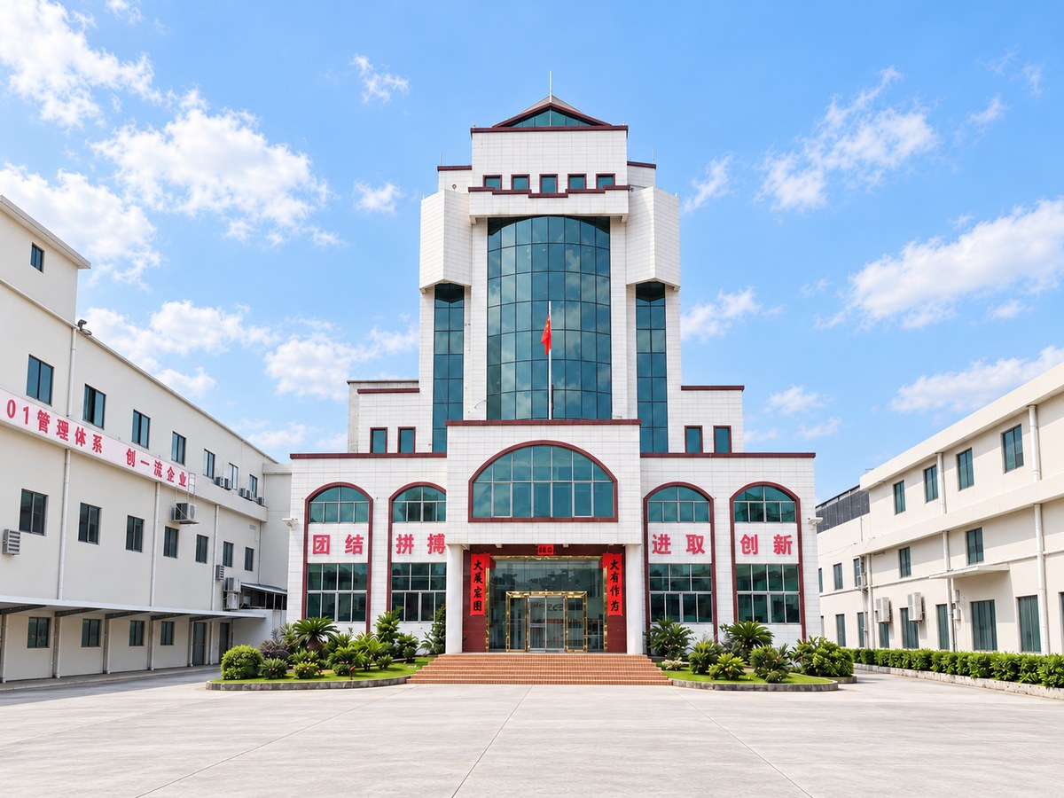 Wanttone factory buildings and main entrance in Yangjiang