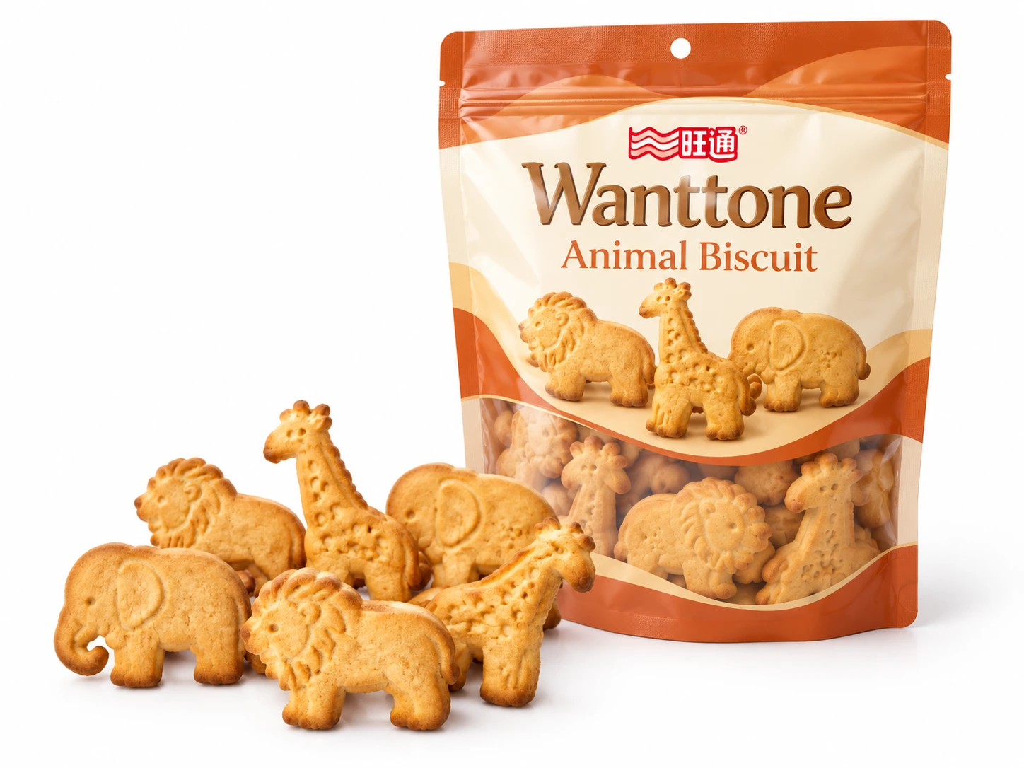 Animal Biscuit with Wanttone retail packaging