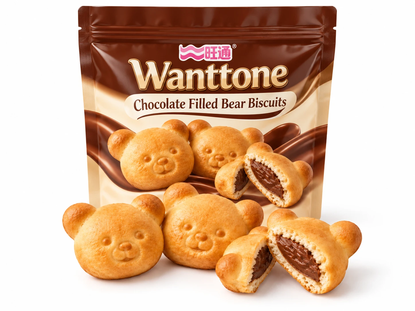 Chocolate Filled Bear Biscuits: cover