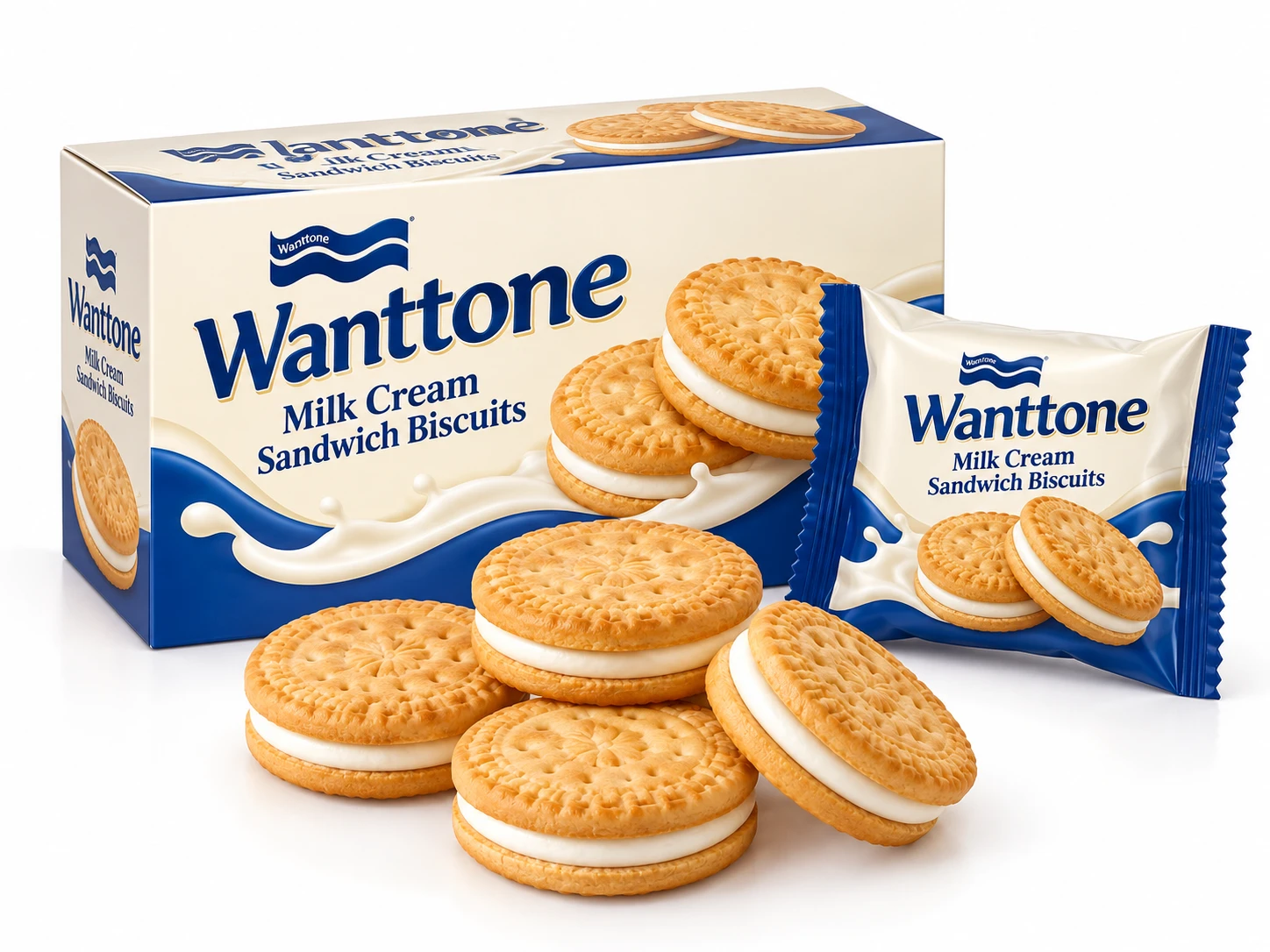 Milk Cream Sandwich Biscuits: cover
