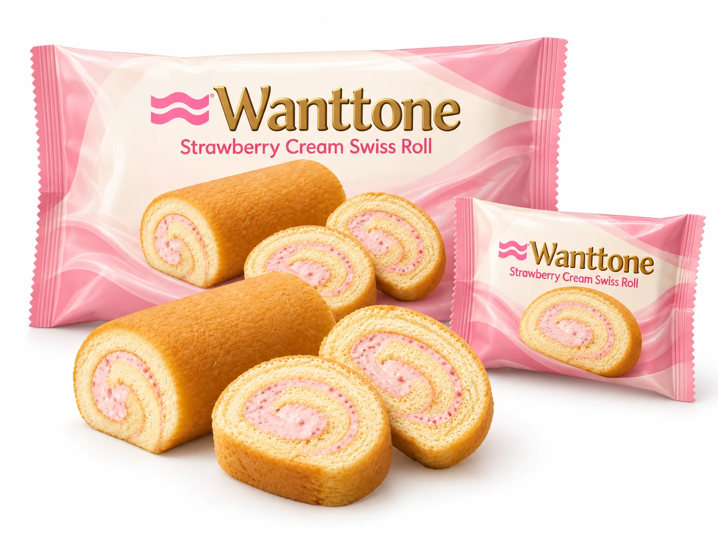 Strawberry Cream Swiss Roll: cover