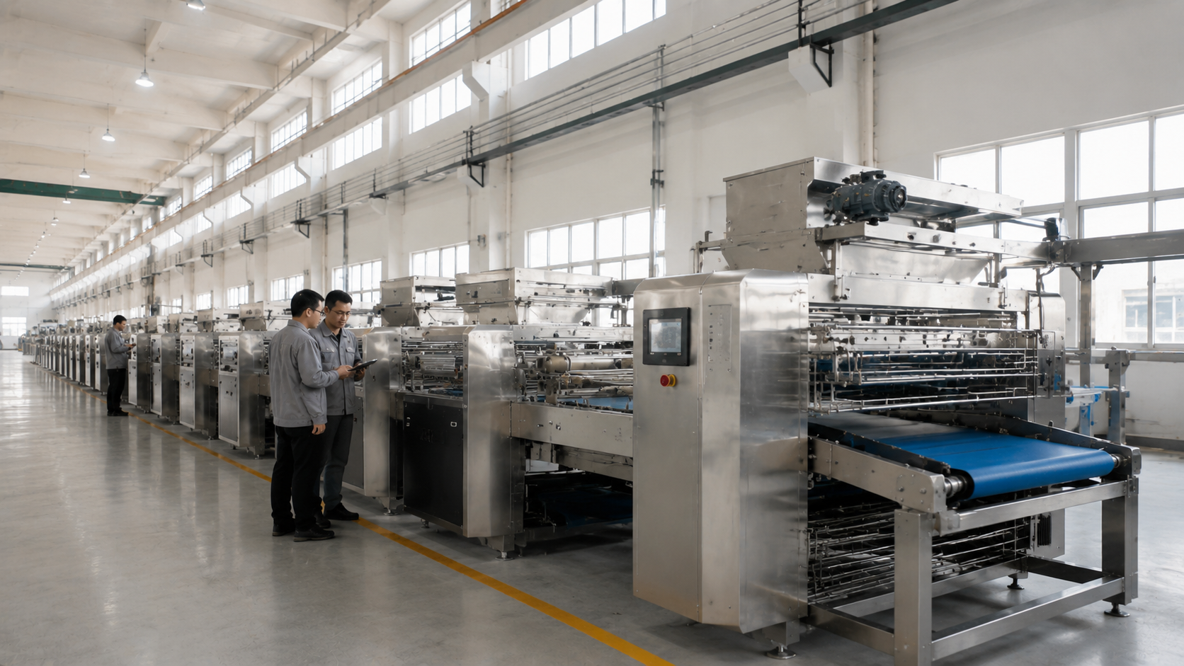 Wanttone biscuit machinery assembly hall